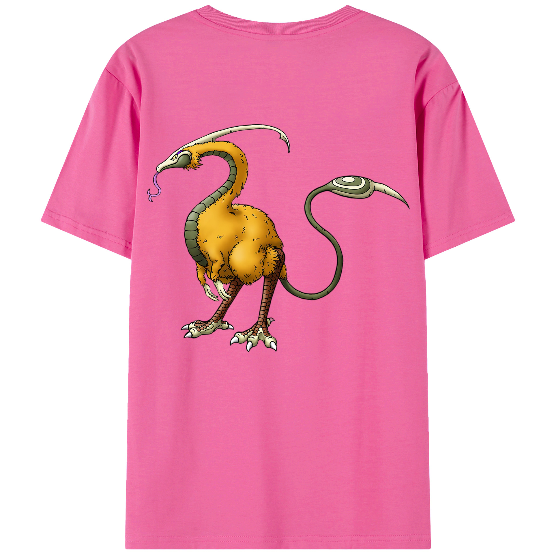 （画像用） ドラゴンクエスト Doragon Kuesuto Dragon Quest レディース半袖Tシャツ(バックプリント)